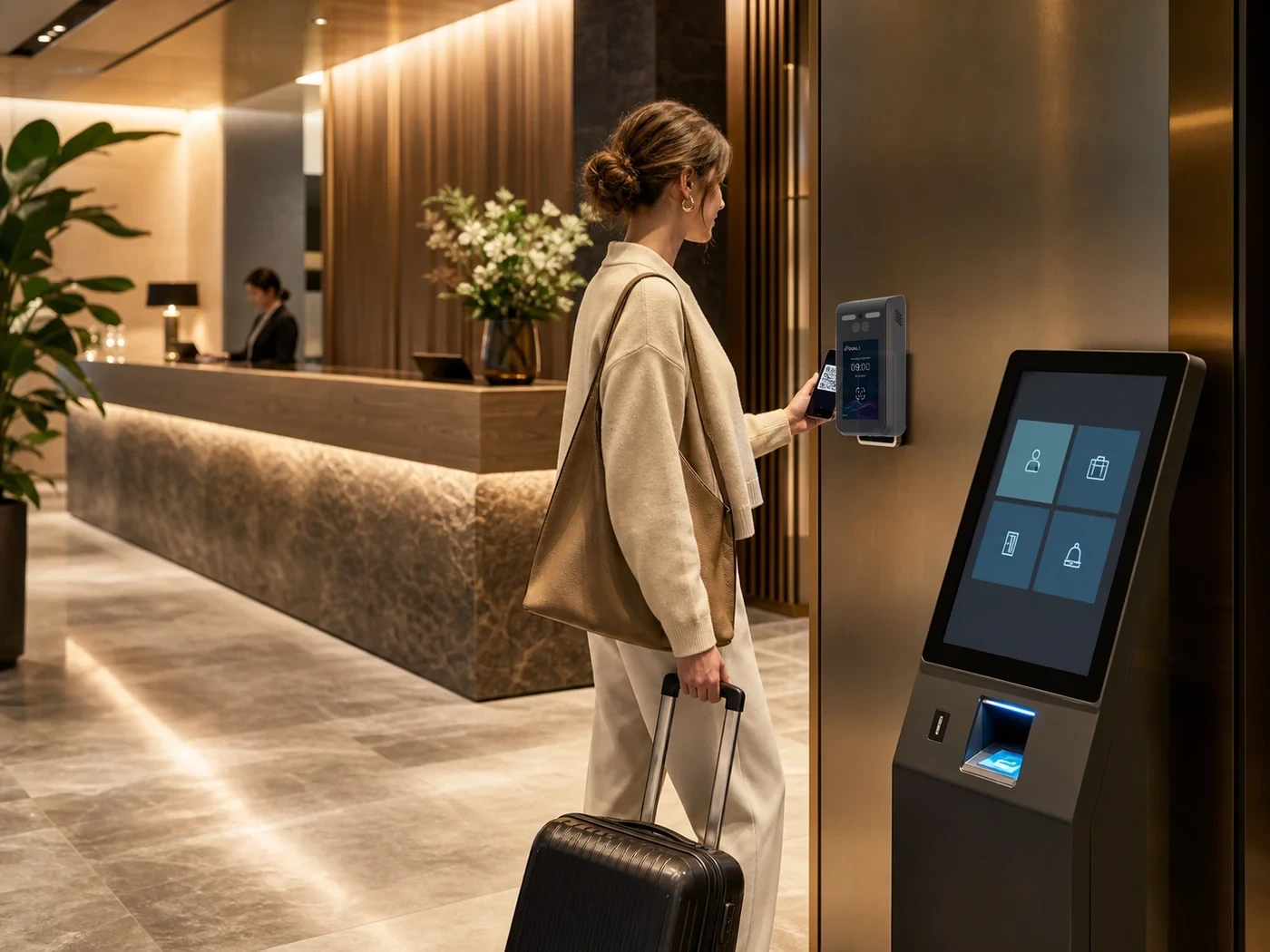 Book online, arrive any hour, open the door with your face